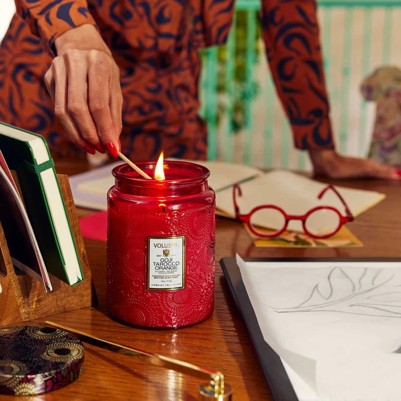 Goji Tarocco Orange Jar Candle