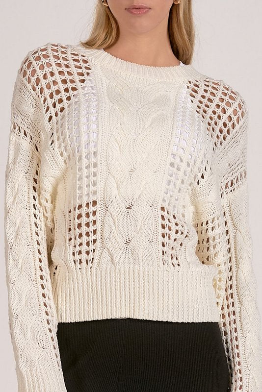 Melanie Crochet Sweater