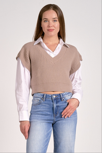 Monica Sweater Vest Top