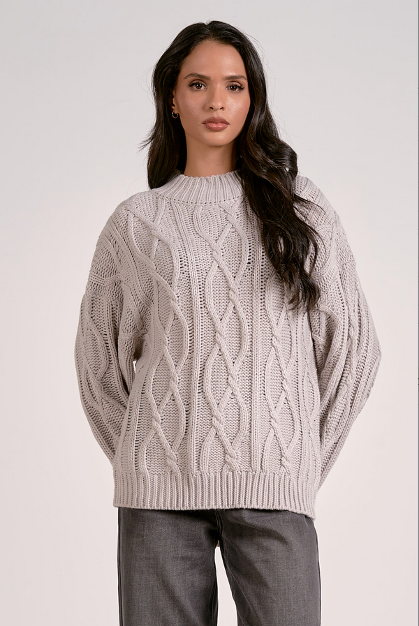Drew Cable Knit Sweater