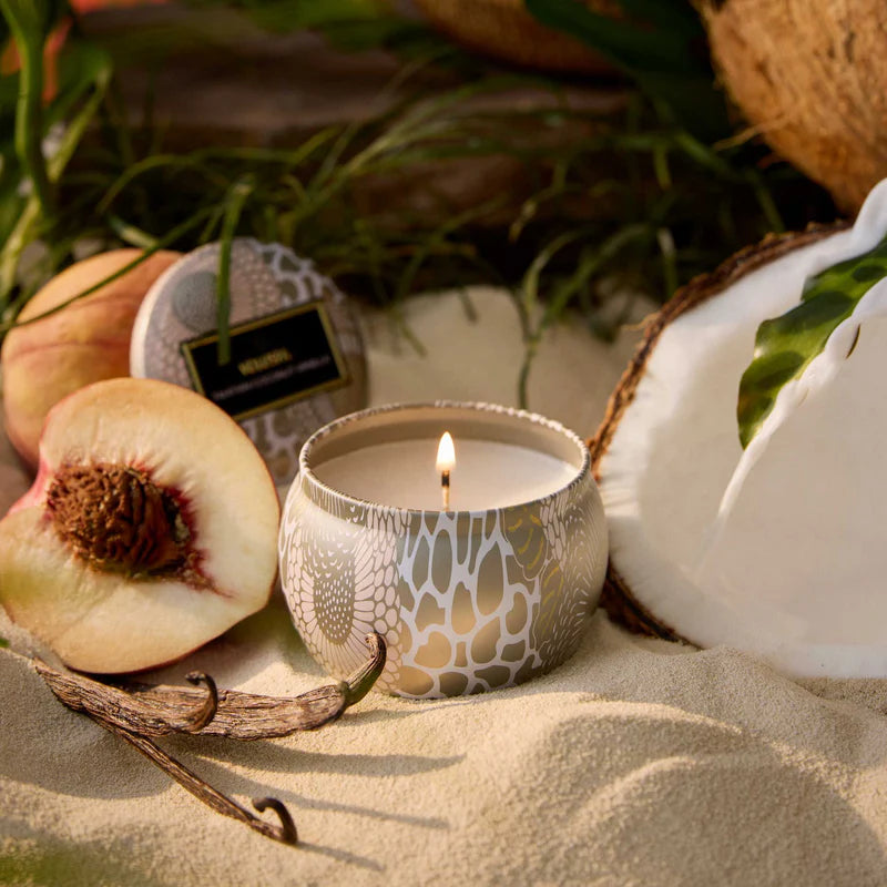 Tahitia Coconut Vanilla Mini Tin Candle
