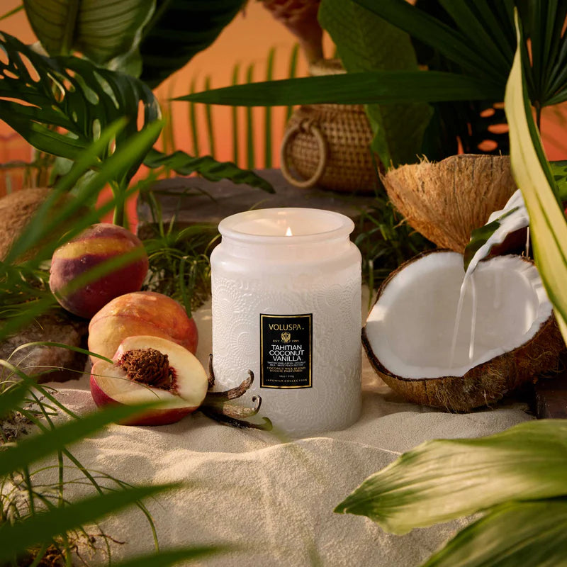 Tahitia Coconut Vanilla Jar Candle