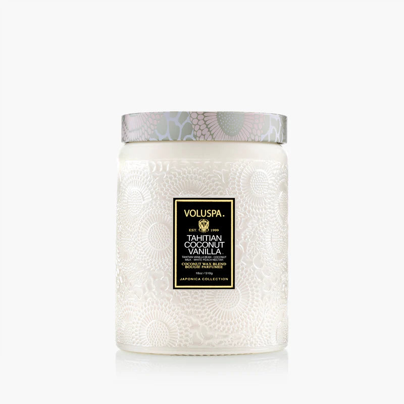 Tahitia Coconut Vanilla Jar Candle
