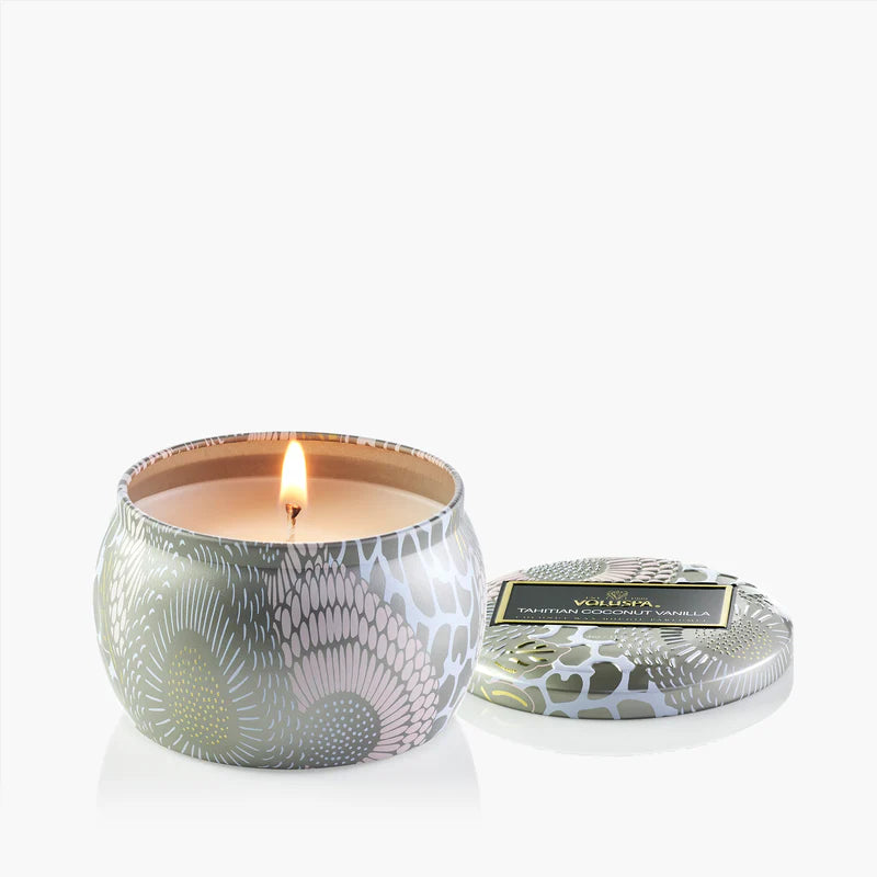 Tahitia Coconut Vanilla Mini Tin Candle