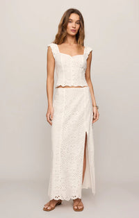 Emrie Eyelet Skirt