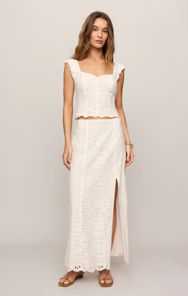 Emrie Eyelet Skirt