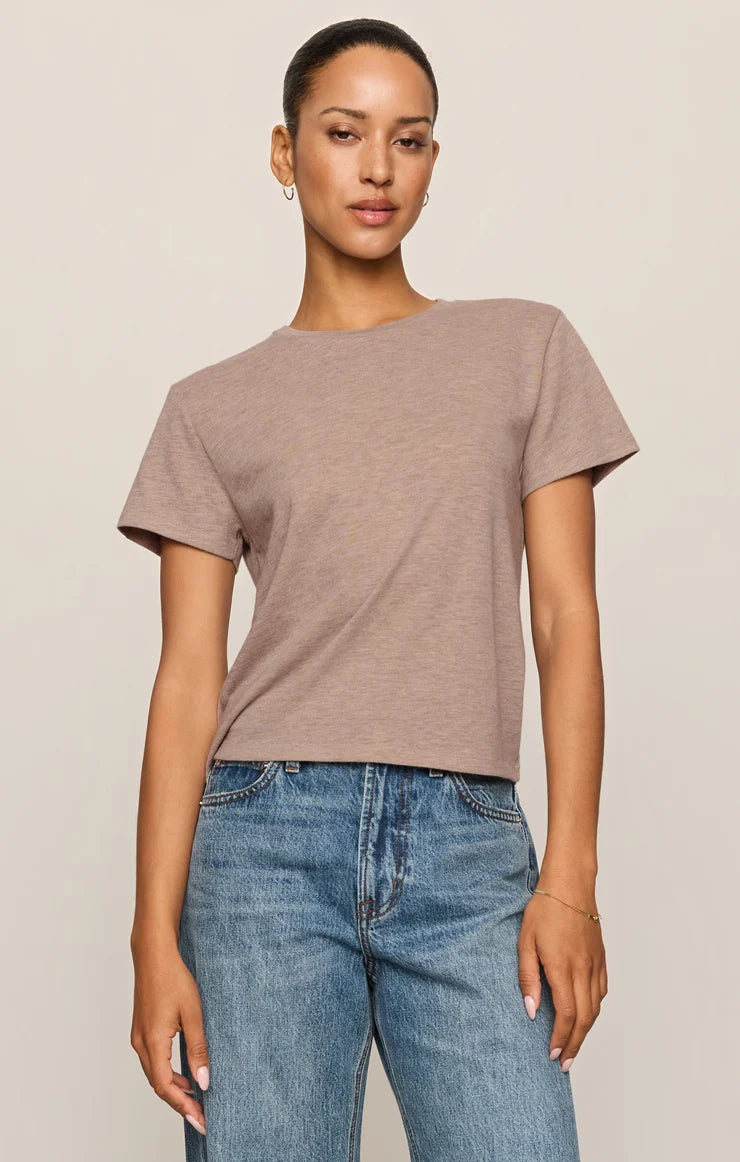 Tourist Tee- Heather Ash