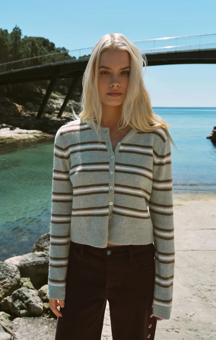 Medina Striped Cardigan
