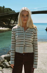 Medina Striped Cardigan