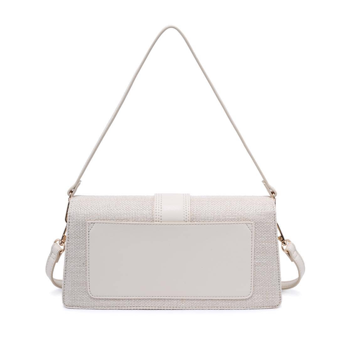 Violet Straw Monotone Crossbody