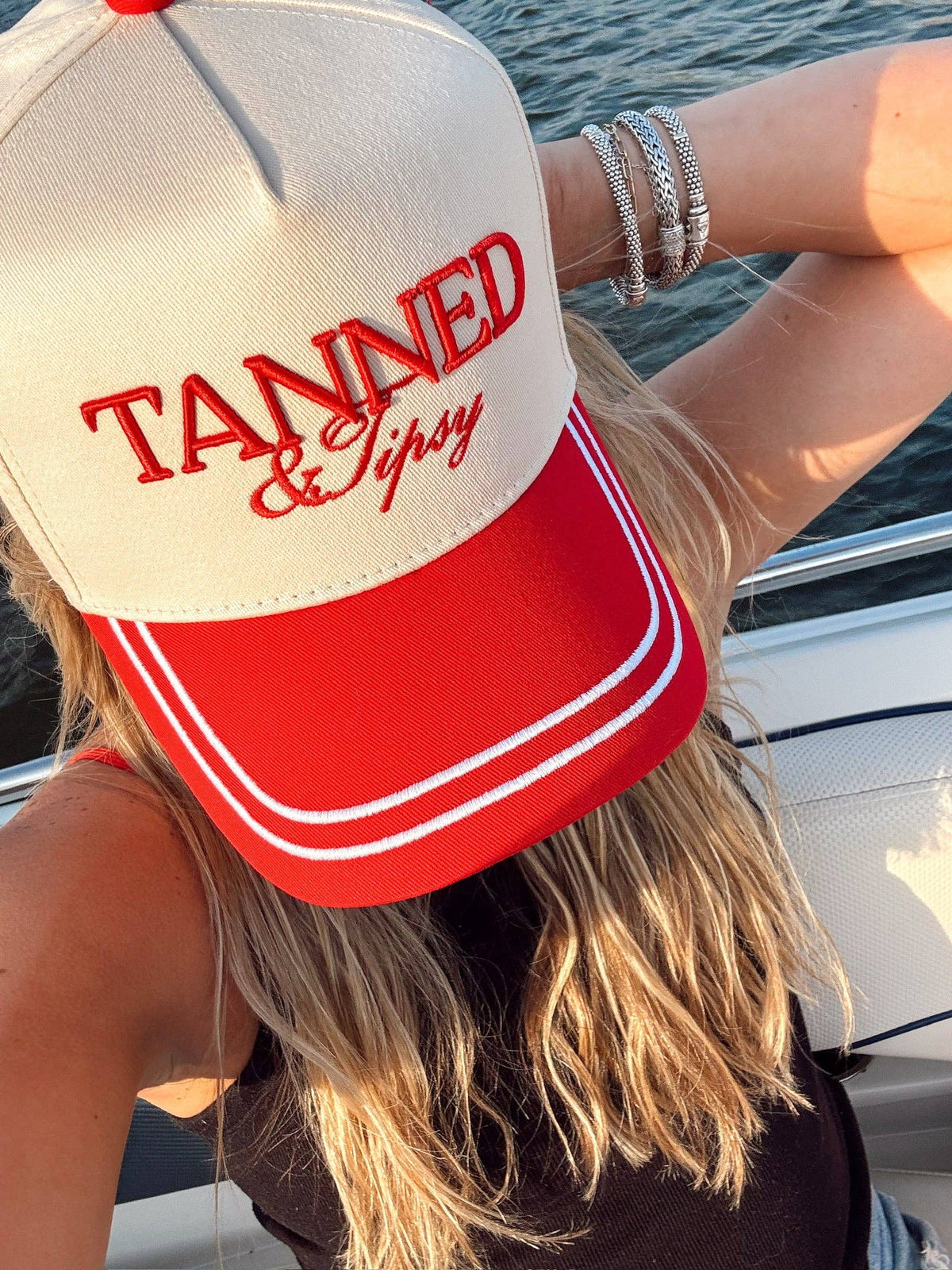 Vintage Trucker Hat- Tanned & Tipsy