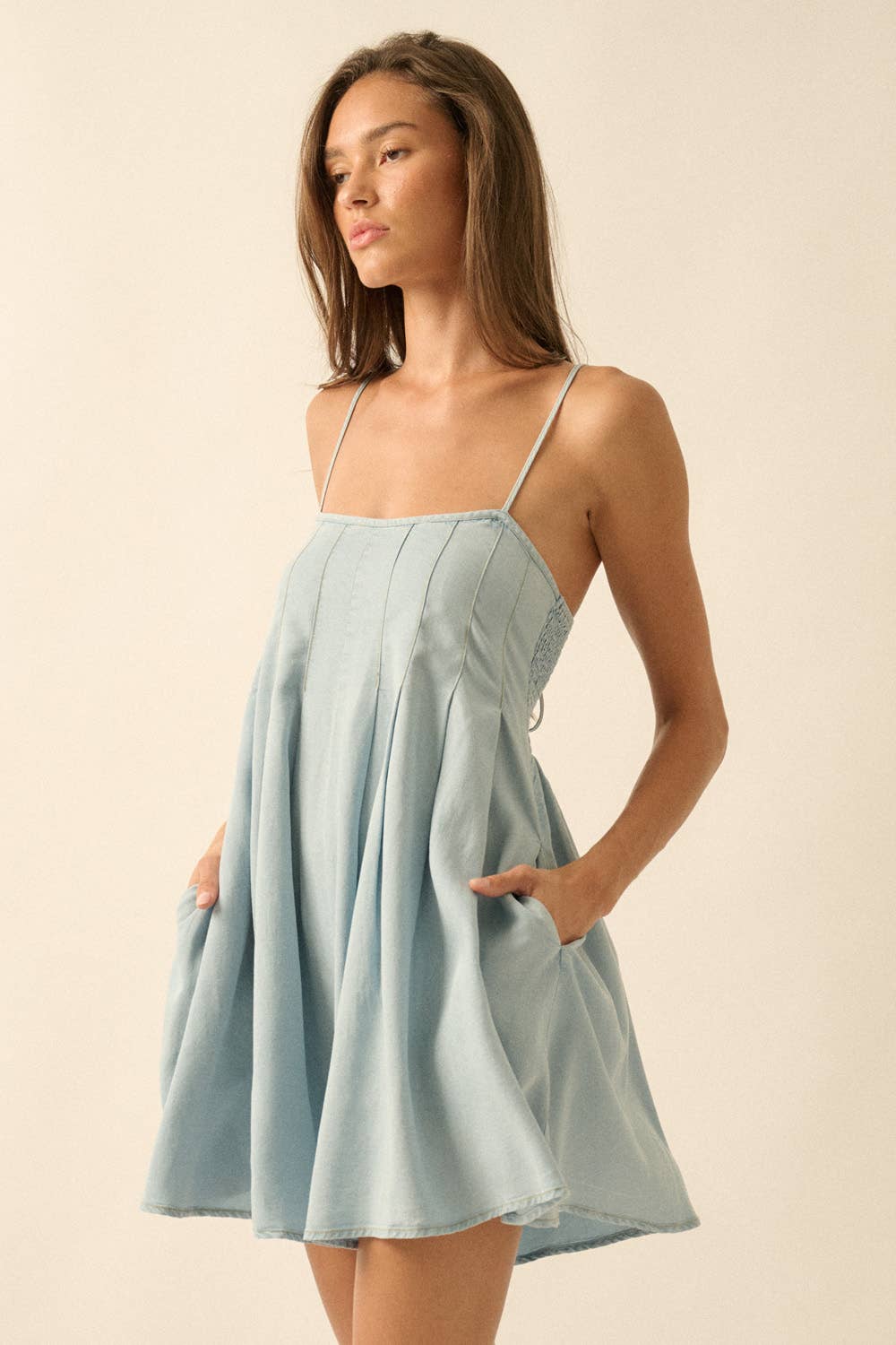 Arabella Denim Romper