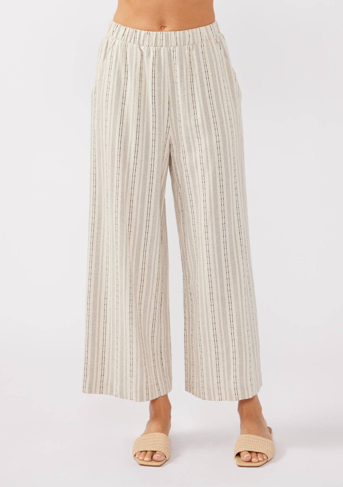 Striped Straight Leg Pants