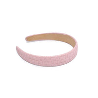 Embossed Woven Vegan Leather Headband