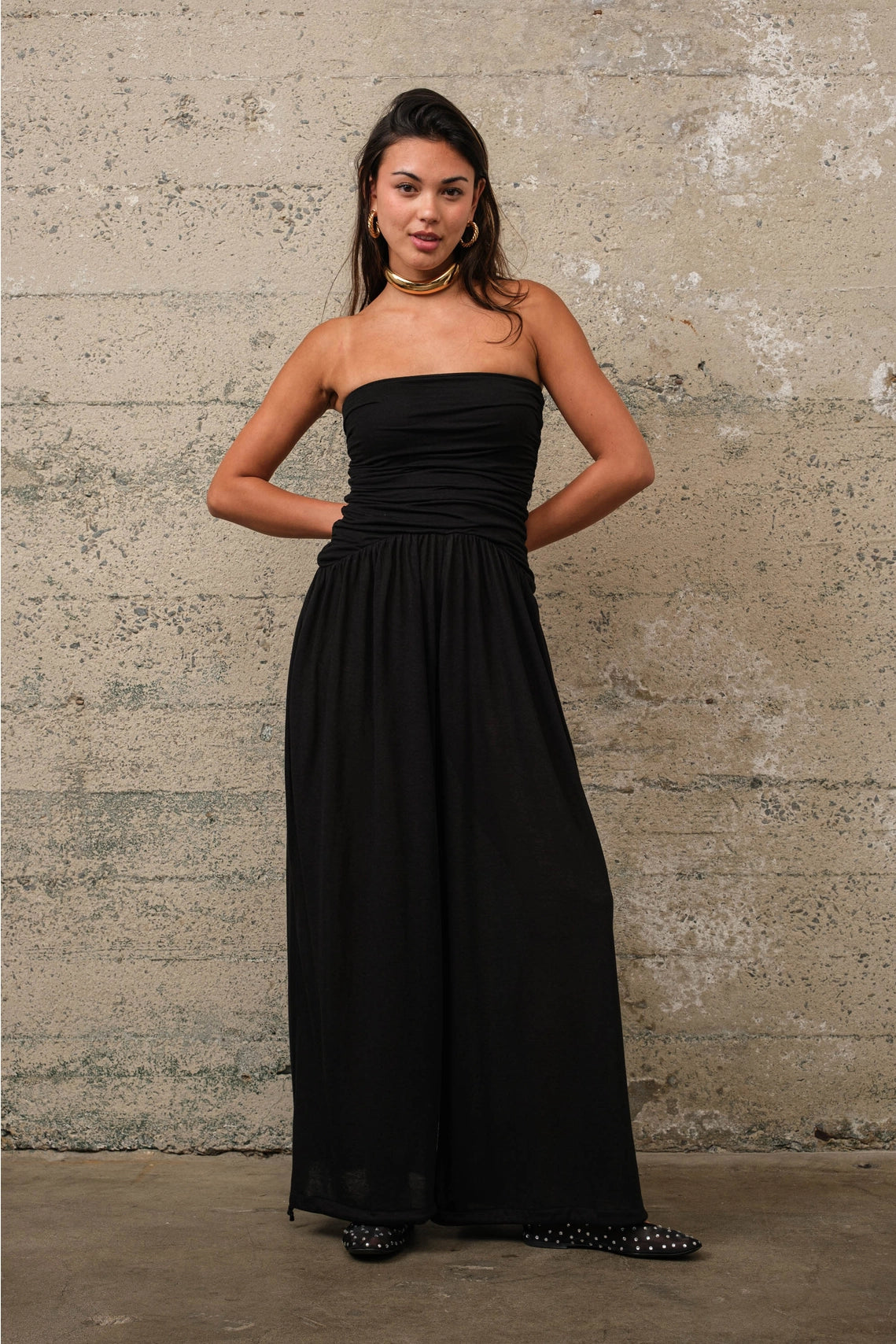 Abby Strapless Jumpsuit