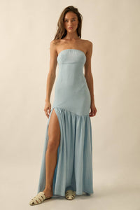 Demi Denim Strapless Dress