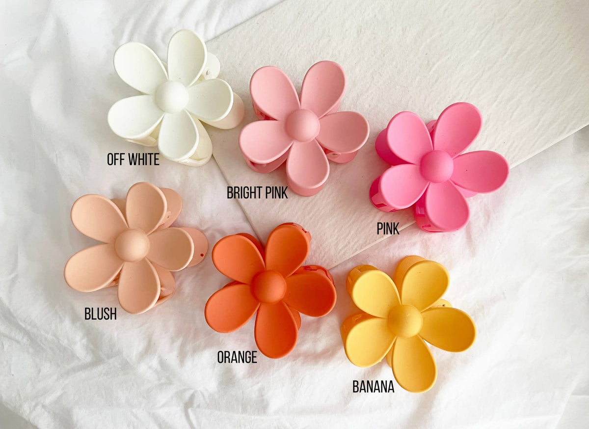 Flower Claw Clips