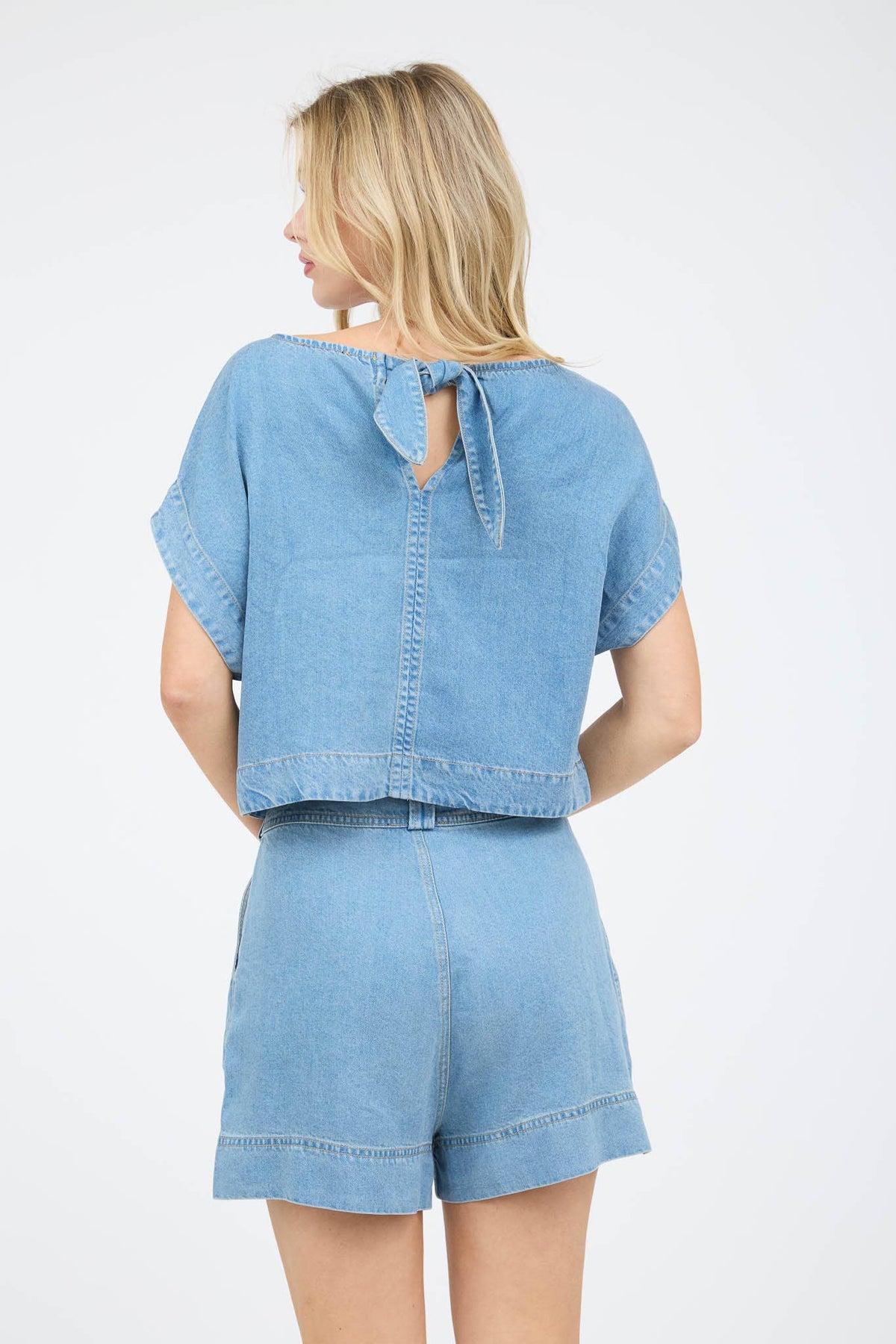 Mallie Chambray Top