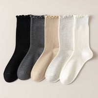 Mid Calf Frilly Sock