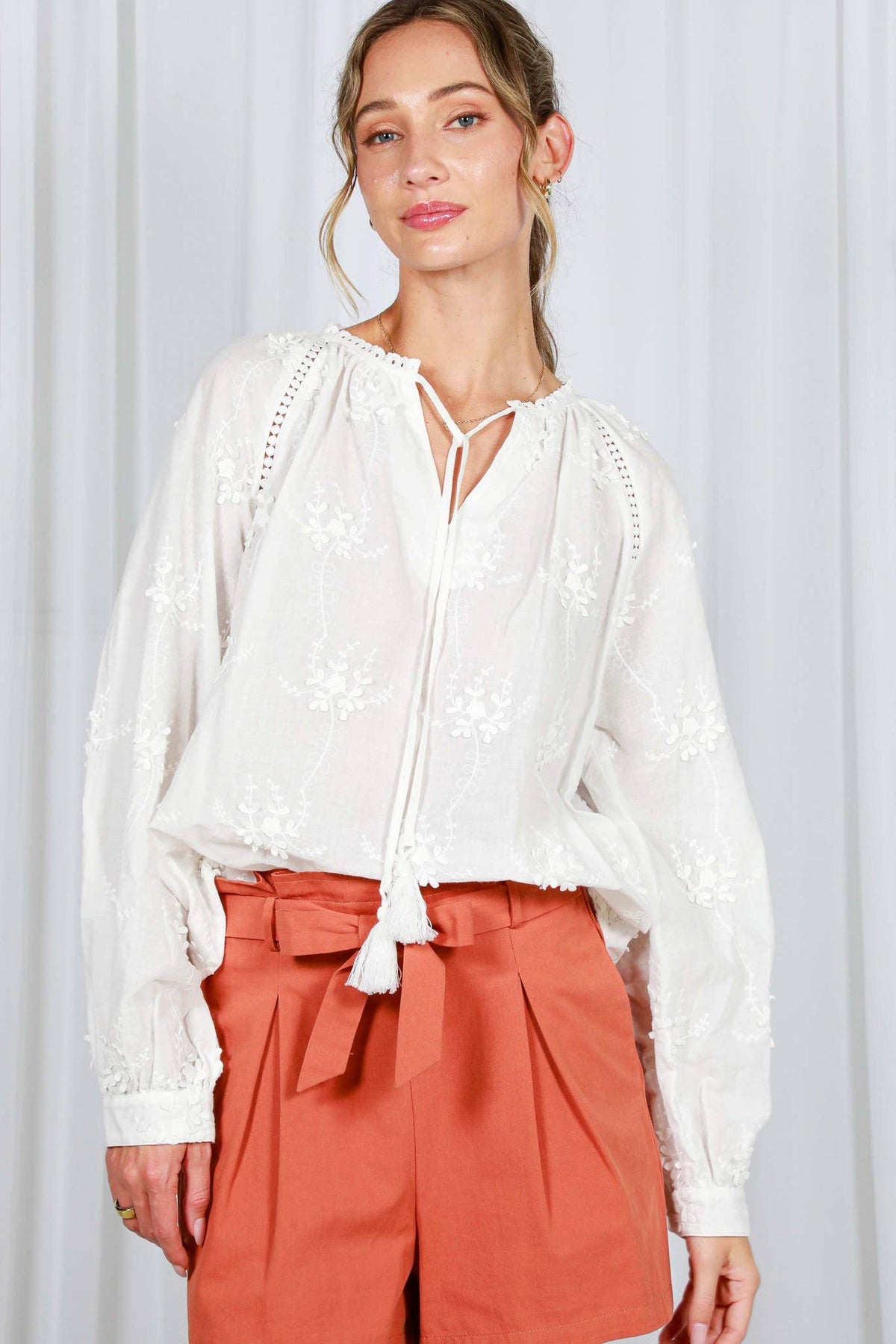 Florence Embroidered Blouse