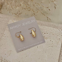 Teardrop Earrings 18k Gold Filled