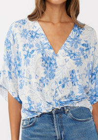 Jade Floral Top