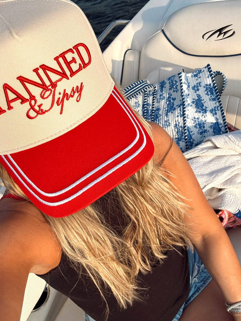 Vintage Trucker Hat- Tanned & Tipsy