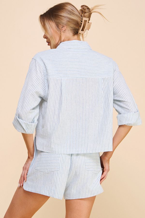 Connie Button Up Top