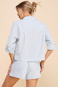 Connie Button Up Top