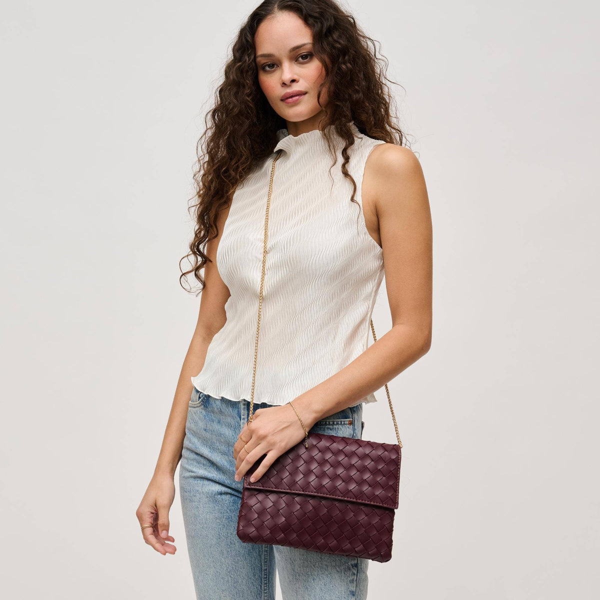 Ivy Woven Clutch