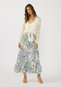 Cameron Crochet Tie Front Top