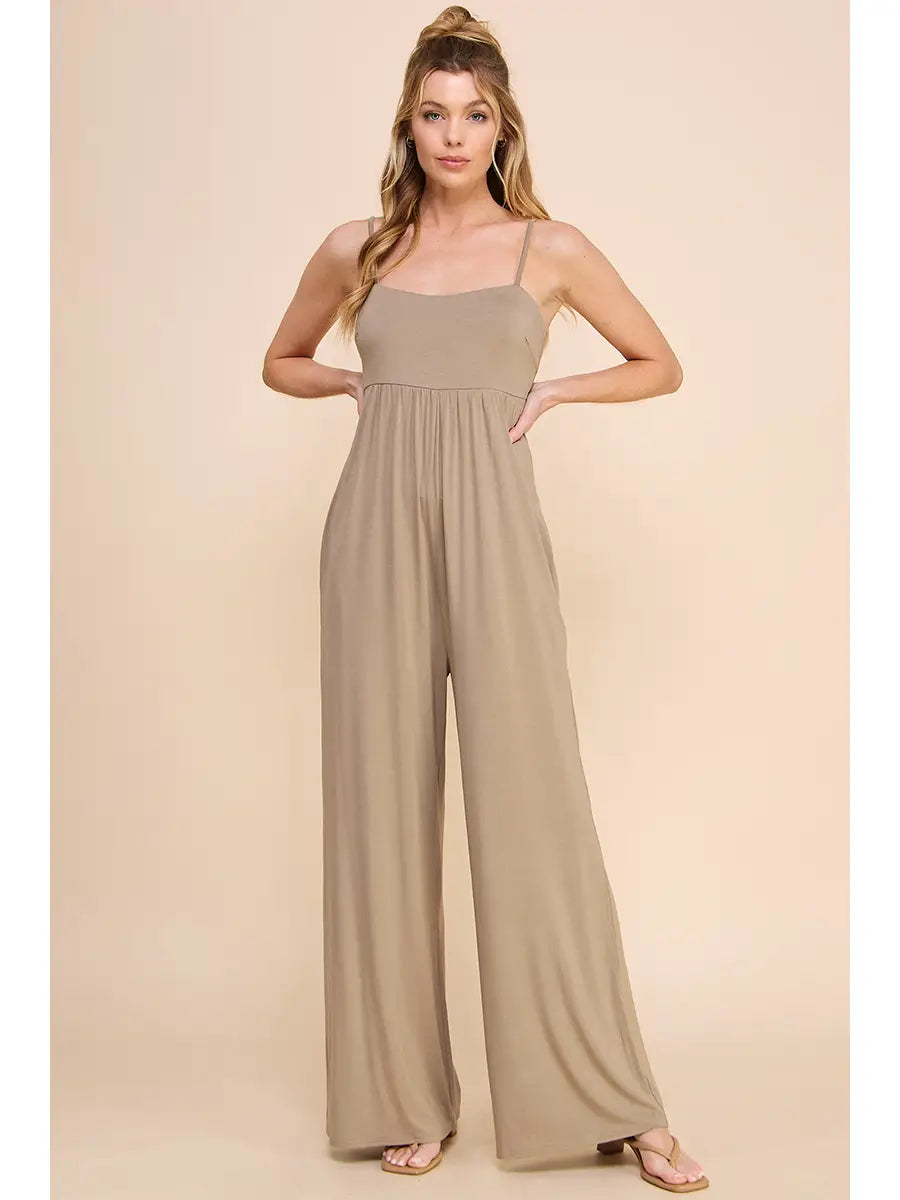 Amy Wide Leg Jumpsuit