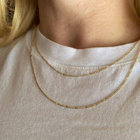 Beaten Figaro Necklace Gold Filled