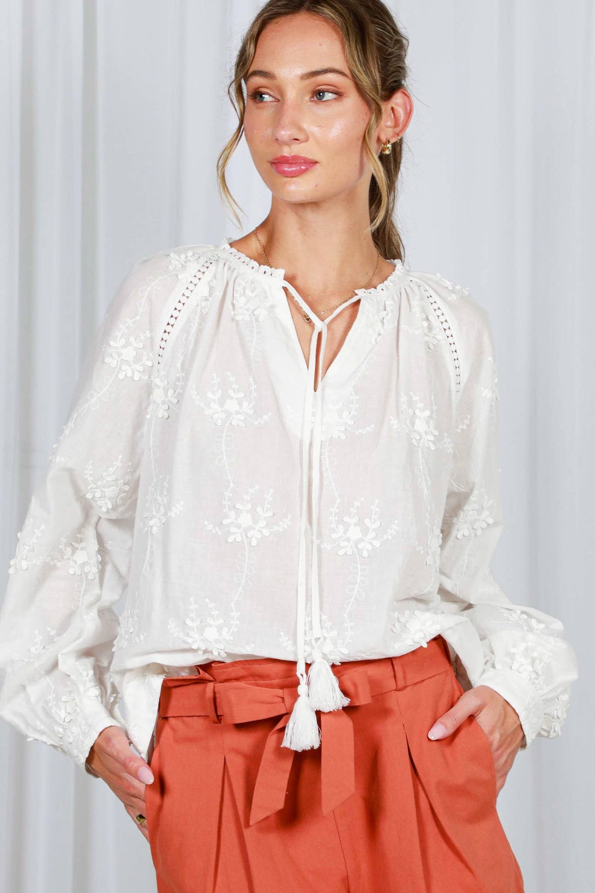 Florence Embroidered Blouse