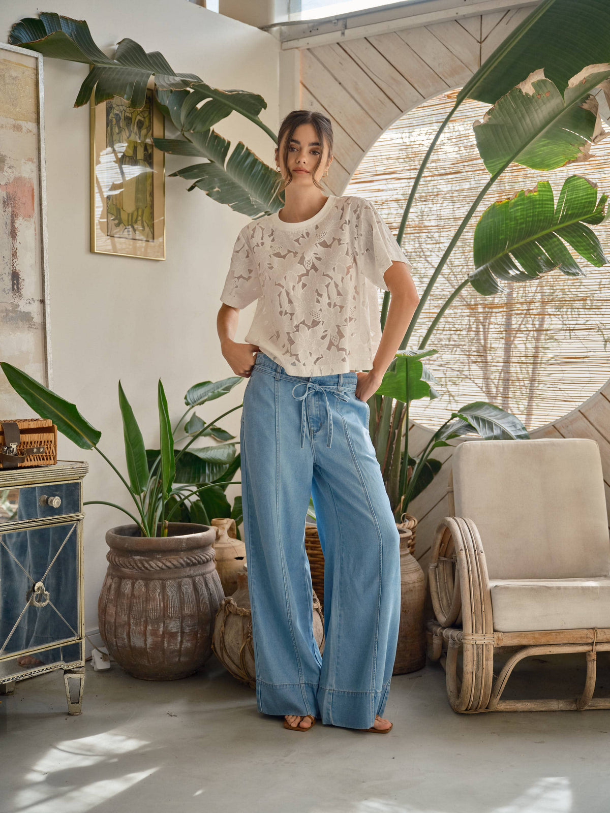 Amber Floral Lace Top