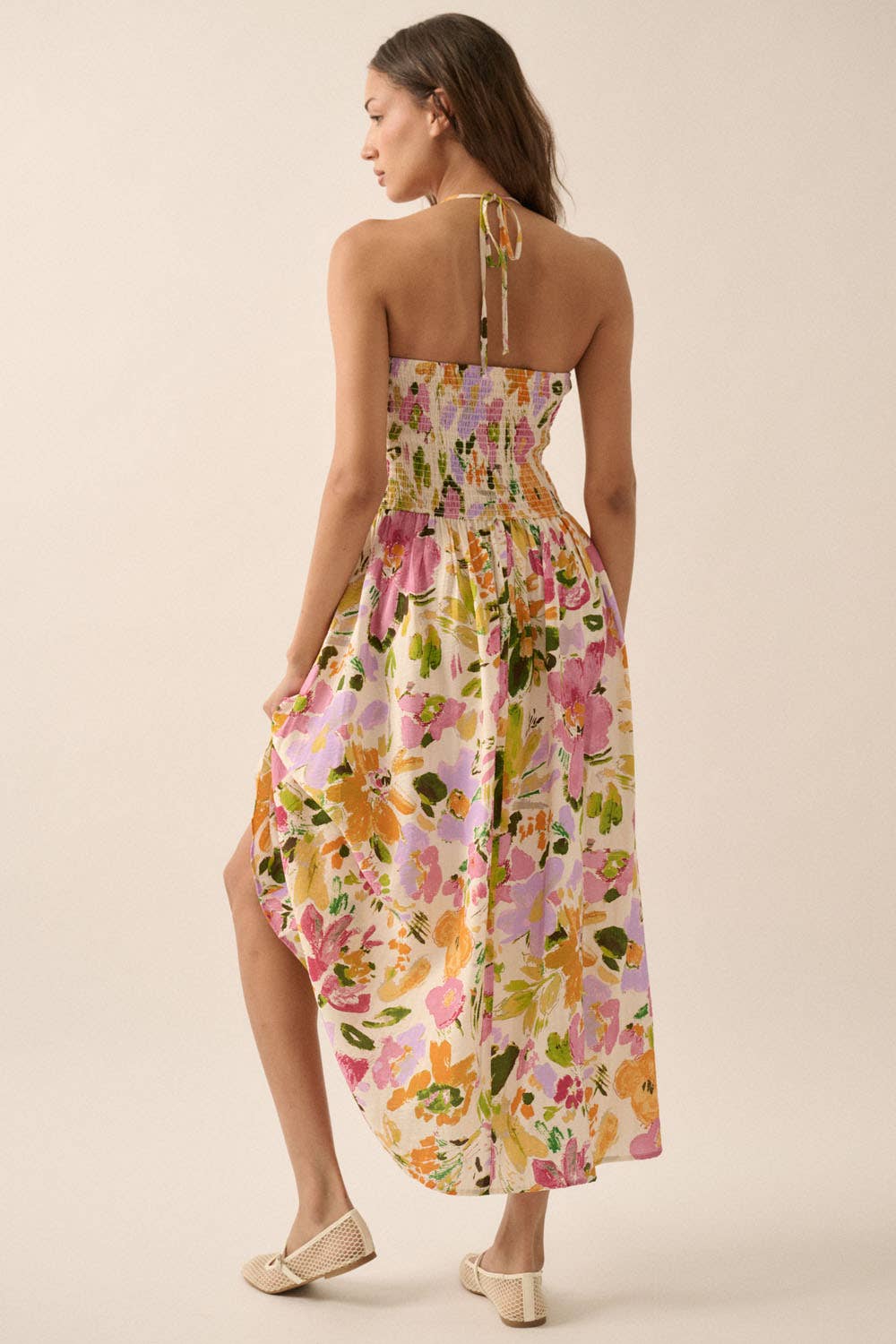 Garden Party Floral Midi Dress