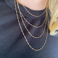 Singapore Necklace Gold Filled