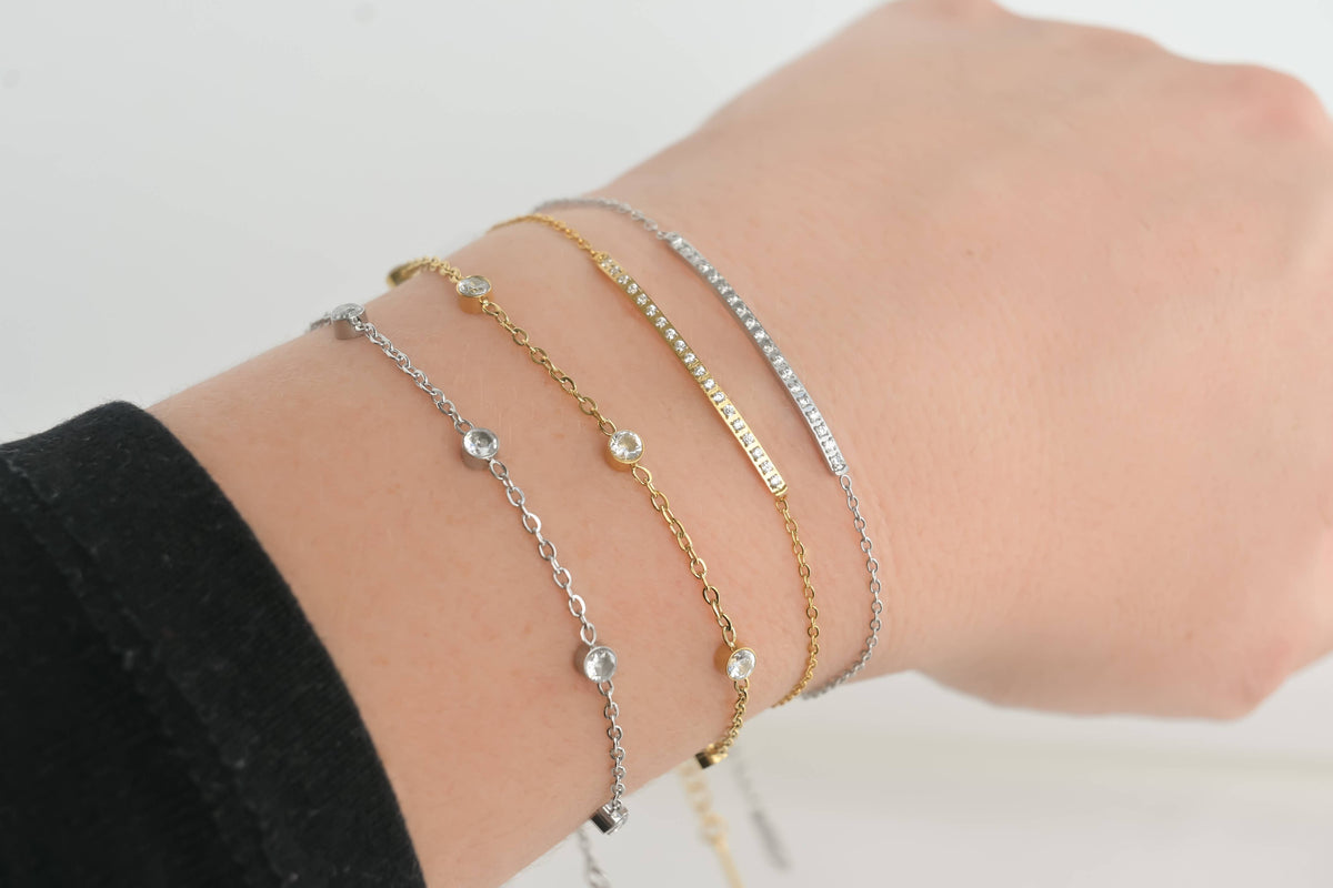 Dainty Gold & Silver Bracelets