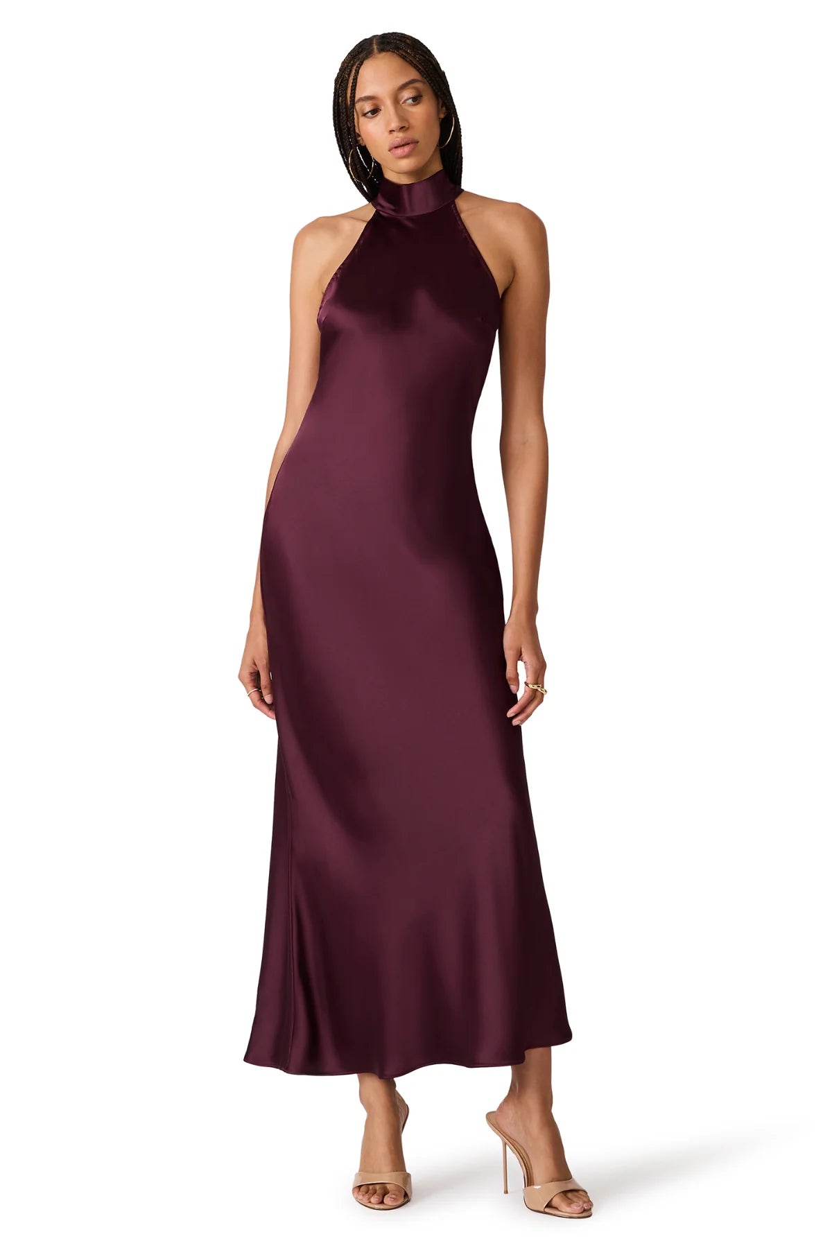 Lara Maxi Dress- Purple Wine