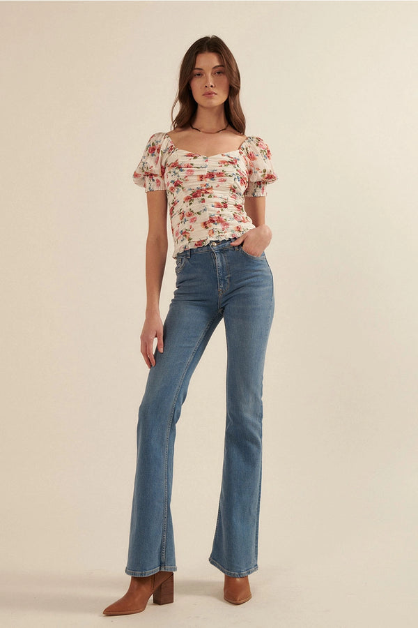 Madi Floral Print Blouse