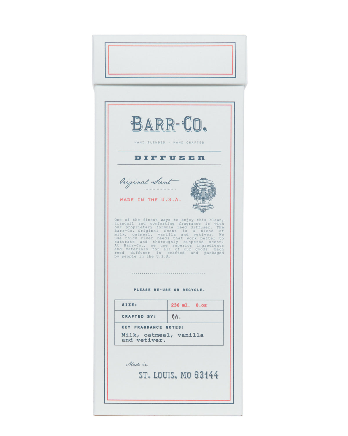 BARR-CO. Original Scent Diffuser Kit