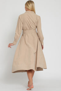 Mayci Belted Midi Dress