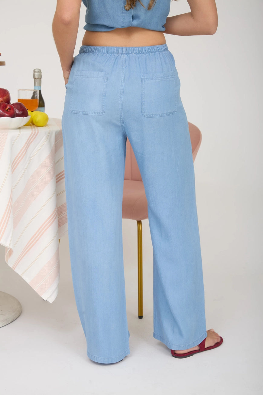 Chambray Pants