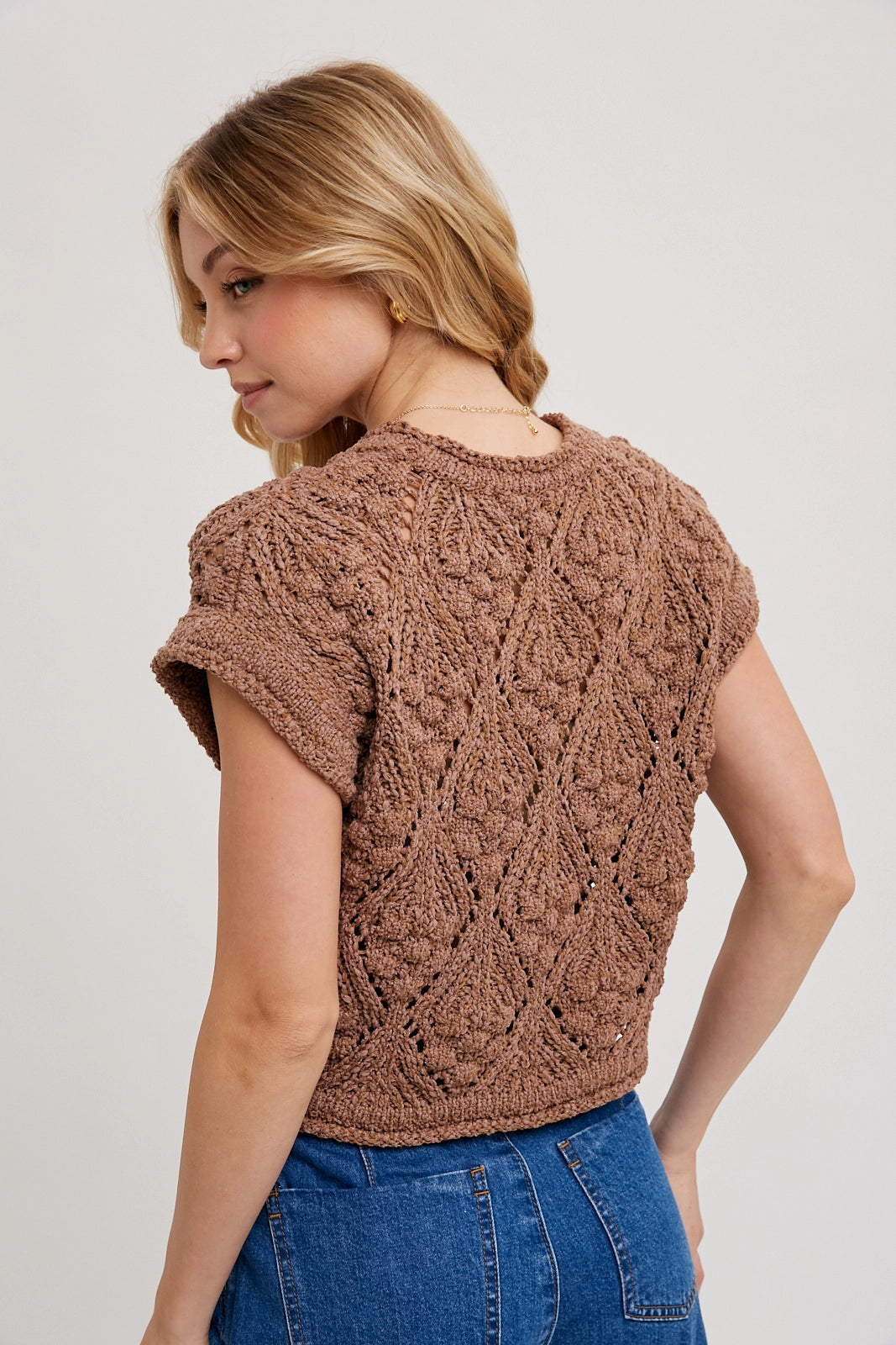 Ivy Knit Sweater- Mocha