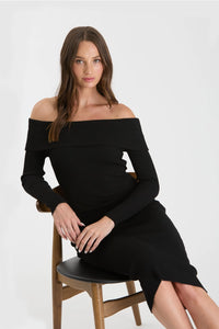 Gracie Off-Shoulder Sweater Dress