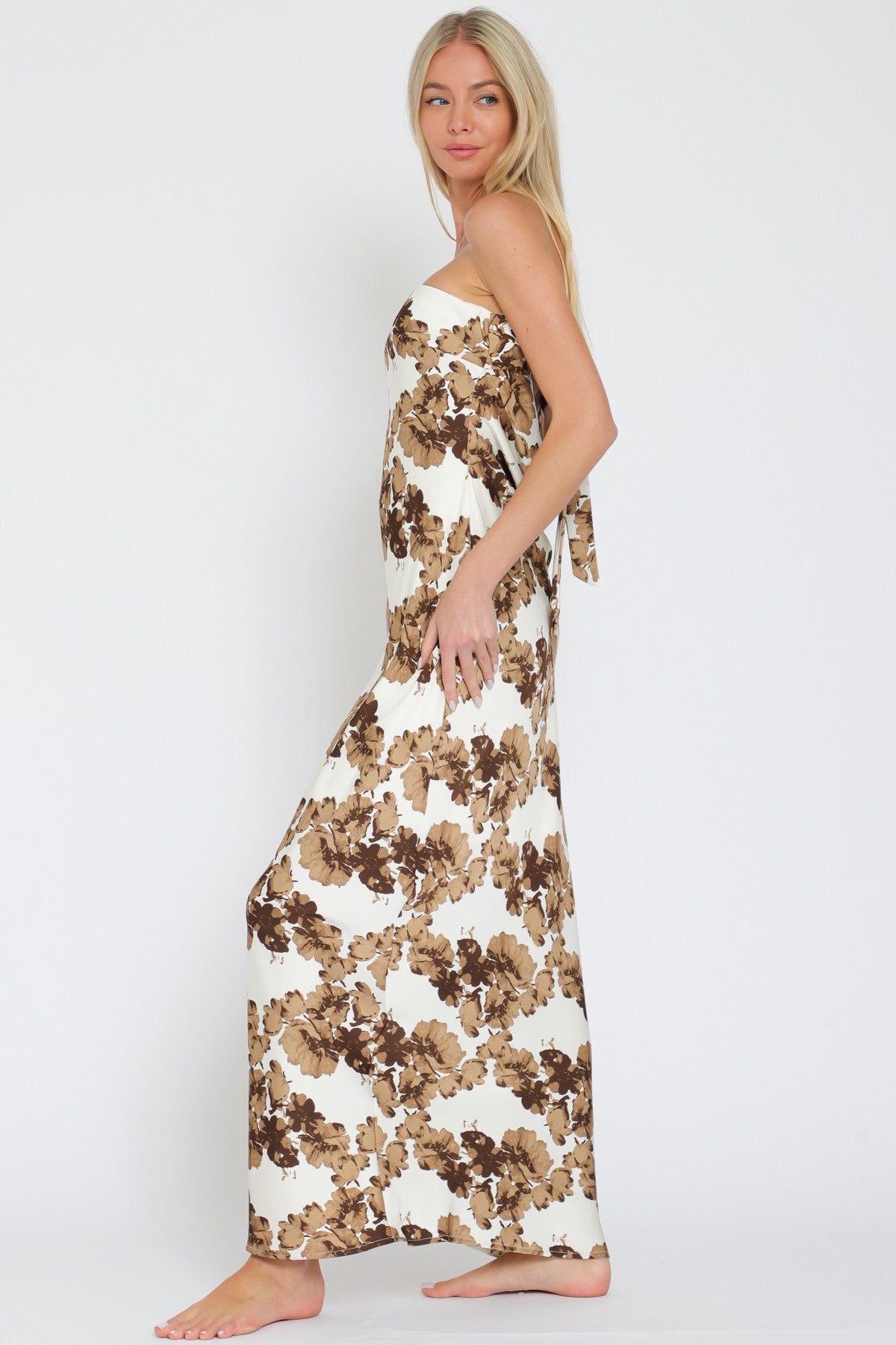 Jennifer Floral Tube Dress