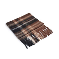 Shaun Multicolor Scarf: Black Brown