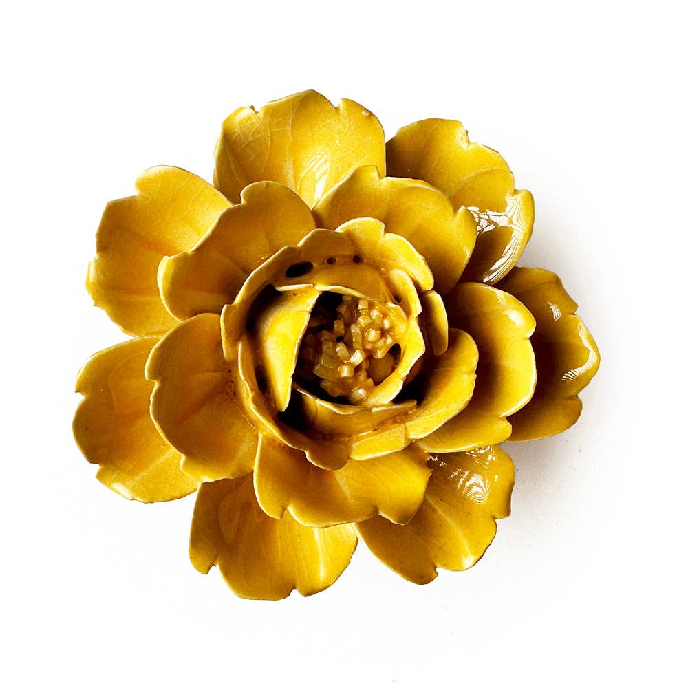 Ceramic Flower Wall Decor