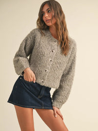 Carman Button Front Cardigan