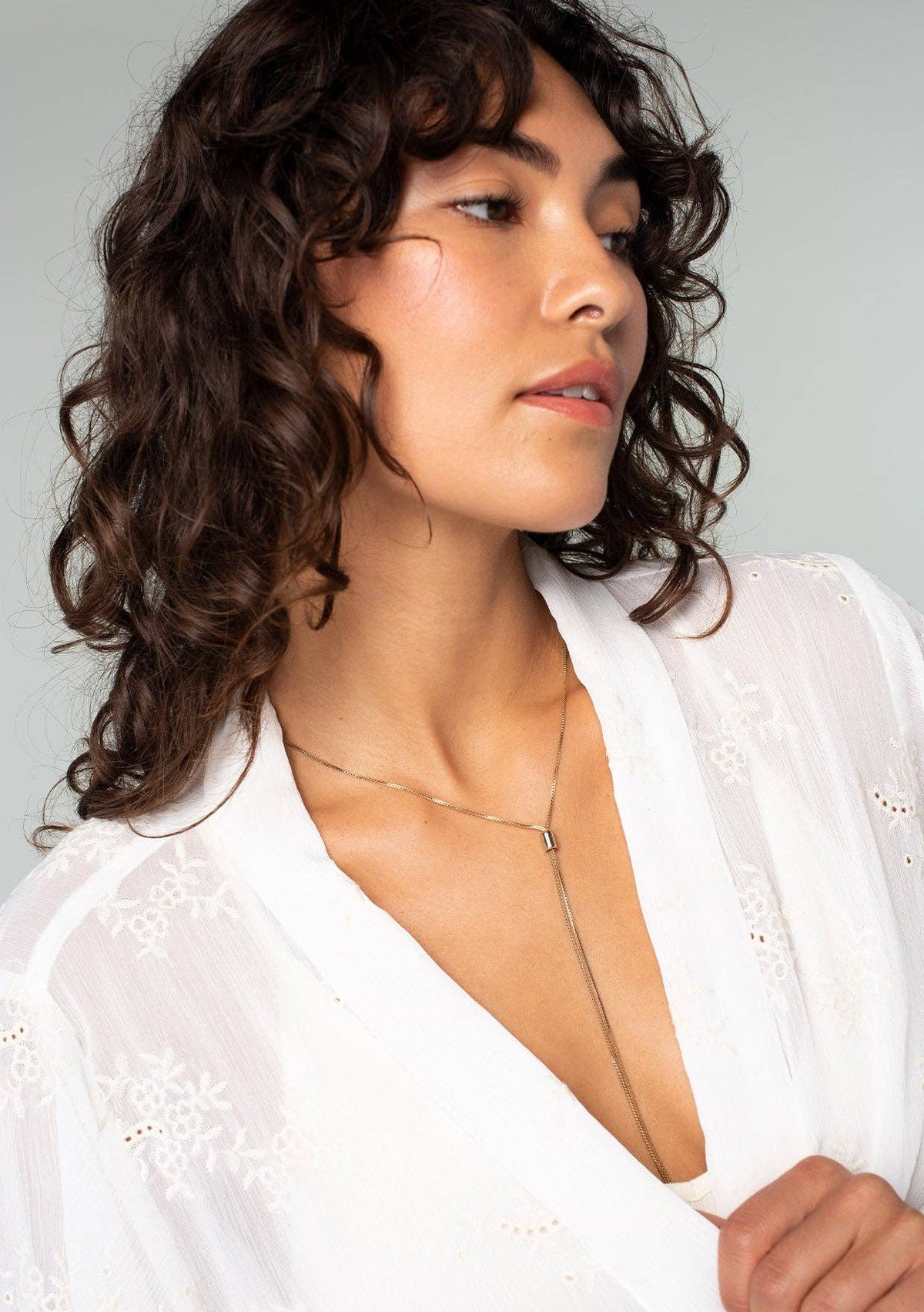 Embroidered Tie Front Cardigan